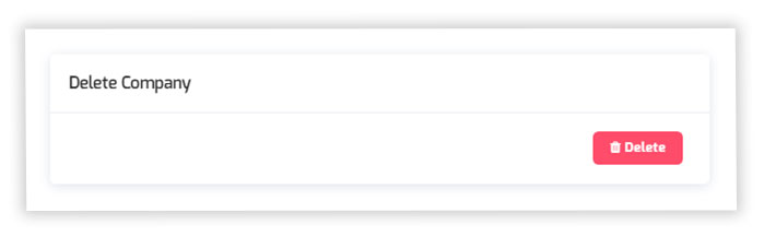 Delete Company