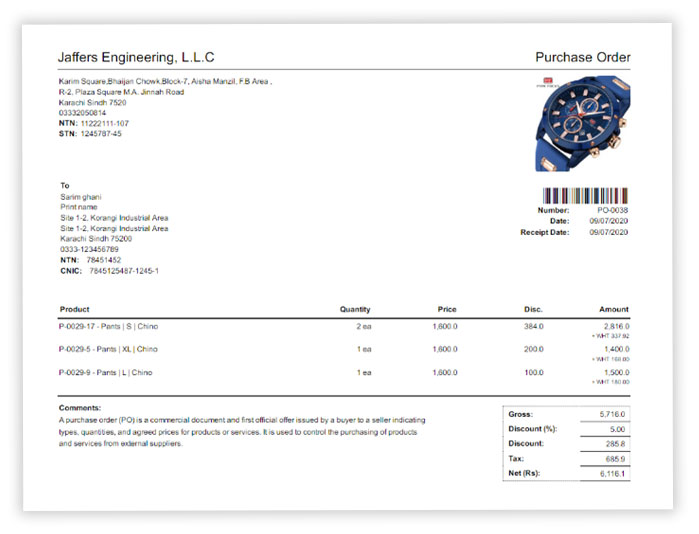 How Purchase Order PDF’s Work