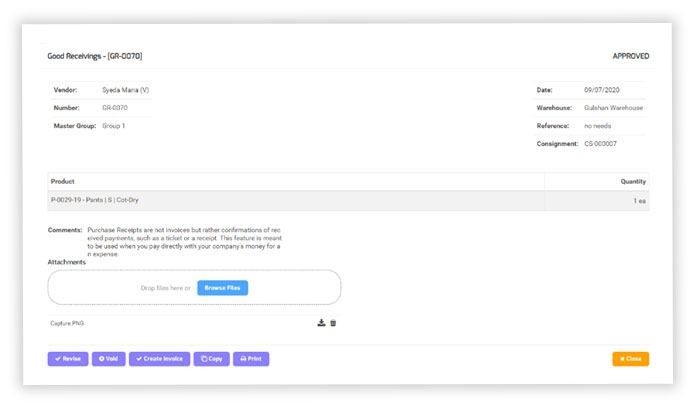 Create Purchase Orders